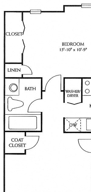One Bedroom Flat One Bedroom Apartment in Uptown Charlotte